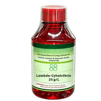 Pesticide Lambda-Cyhalothrin 2,5% EC, lutte antiparasitaire à large spectre, direct usine, haute qualité, prix bas, formule personnalisée et marque privée OEM lutte antiparasitaire lambda cyhalothrine