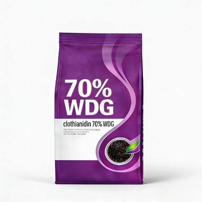Clothianidine de qualité supérieure à 75 % WDG largement utilisée sur les grandes cultures pour lutter contre divers ravageurs suceurs. Ventes directes d'usine, packages personnalisés d'insecticides antiparasitaires et service OEM disponibles