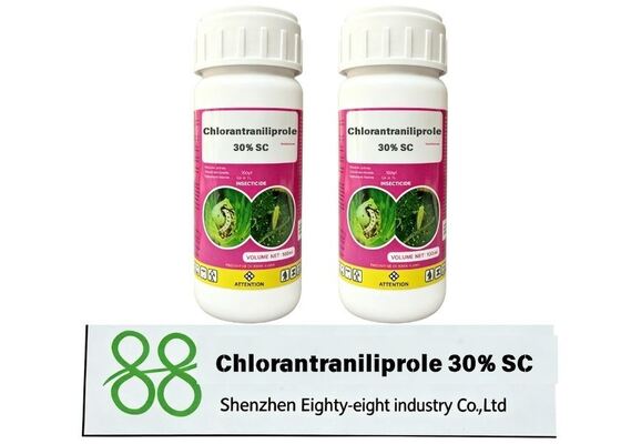 Chlorantraniliprole 30% SC Concentré en suspension Insecticide, efficace contre les chenilles de riz et les chenilles végétales, fournisseur d'usine, OEM Supporté CAS:500008-45-7
