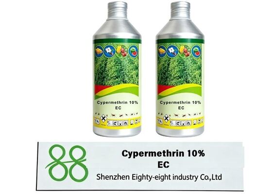 Cyperméthrine 10% CE pesticide agricole contre les insectes nuisibles aux feuilles Cyperméthrine10% CE Agriculture s Compagnies de pesticides en Chine Agriculture s Pet liquide jaune