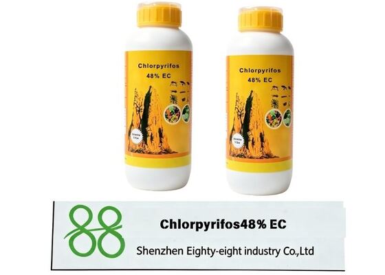 Le Chlorpyrifos 48% EC est un insecticide organophosphoré à large spectre, largement utilisé pour tuer divers ravageurs sur les cultures de plein champ et les arbres fruitiers. Chlopyrifos Cypermethrine 50% EC Organique CAS 2921-88-2