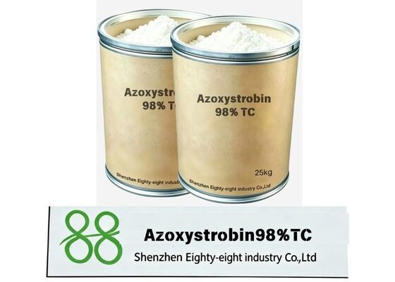Azoxystrobin 98% TC, strobilurine de haute pureté, matériel technique de fongicide pour la formulation agrochimique.