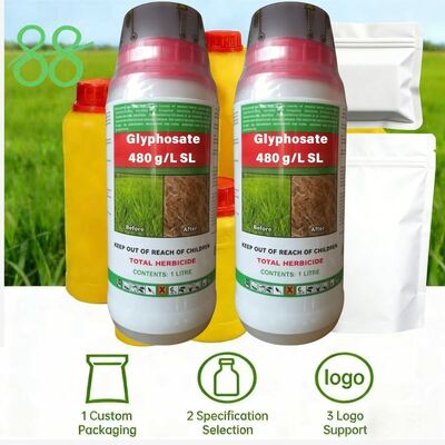Gamme complète Glyphosate 360g/L 410g/L 480g/L 510g/L 620g/L Liquide soluble, 74,7 % de granulés solubles dans l'eau, 95 % d'herbicide agricole concentré techniqueHerbicides de lutte contre les mauvaises herbes au glyphosate
