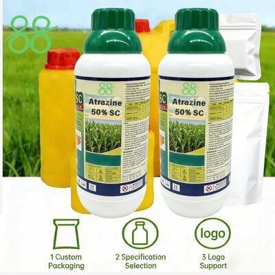 Atrazine 50% SC Suspension Concentré Herbicide, Herbicide sélectif systémique pour le maïs Le sorgho La canne à sucre, Direct de l'usine, de haute qualité, à bas prix, sur mesure et OEM