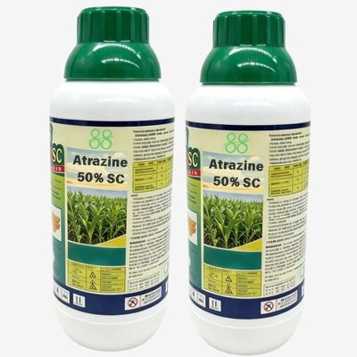 Atrazine 50% SC Suspension Concentré Herbicide, Herbicide sélectif systémique pour le maïs Le sorgho La canne à sucre, Direct de l'usine, de haute qualité, à bas prix, sur mesure et OEM