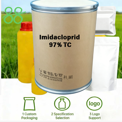 Imidacloprid 97% TC concentrate technique de qualité supérieure, matière première à haute teneur en pesticides pour le contrôle des ravageurs suceurs.