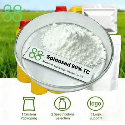 Spinosad 90% TC CAS 168316-95-8 Fermentation Biopesticide Matériau de base, Action au contact et dans l'estomac contre les thrips, les chenilles et les feuilles, Pour l'insecticide organique SC WDG CE Formule de la Chine