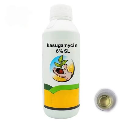 Kasugamycine 6% SL bactéricide liquide soluble systémique pour la gestion des maladies bactériennes des plantes, prix favorable en usine, emballage personnalisable pour l'achat en vrac.