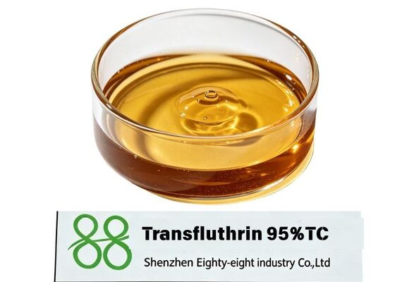 Transfluthrine de haute qualité 95% TC intermédiaire de pesticides sanitaires, matière première principale pour les moustiquaires, les aérosols, les tapis électriques et les produits de vaporisation liquide