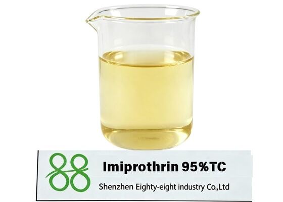 Imiprothrin de haute qualité 95% TC pesticide domestique matière première de base intermédiaire pour aérosol, liquide électrique anti-moustique, tapis et bobine anti-moustique, élimine efficacement les moustiques, les mouches,les cafards et les fourmis