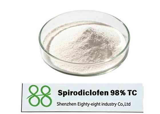 Approvisionnement d'usine spirodiclofène de haute pureté 98 % TC acaricide matière première CAS 148477-71-8 formule moléculaire C21H24Cl2O4 poudre d'acaricide chimique agricole