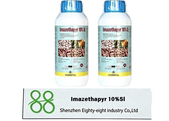 Imazethapyr 10% SL Herbicide sélectif systémique pour la lutte contre les mauvaises herbes annuelles et les mauvaises herbes à feuilles larges dans les champs de soja et d'arachides CAS 81335 77 5 Imazethapyr Herbicides de lutte contre les mauvaises herbes