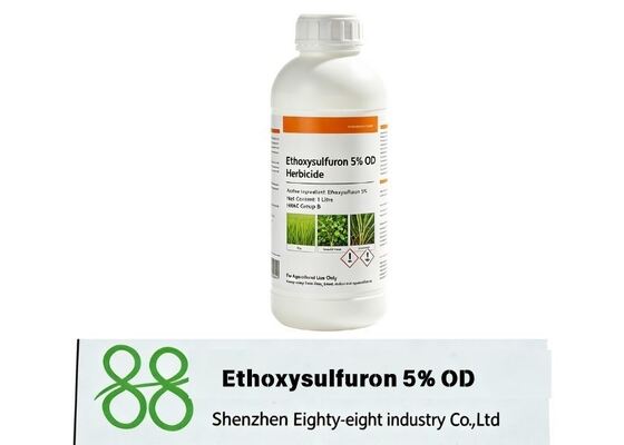 Ethoxysulfuron 5% Dispersion d'huile, herbicide sélectif pour les rizières, supprime efficacement les gerbes et les mauvaises herbes à feuilles larges, sans danger pour le riz.