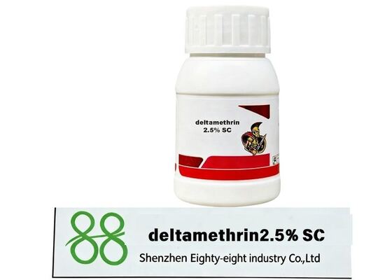 Deltaméthrine 2,5% SC Insecticide Pyréthroïde Poison de Contact et d'Estomac pour le Contrôle des Ravageurs Chenilles, Pucerons, Mouches Blanches CAS 52918 63 5 2,5% EC Deltaméthrine Agricole
