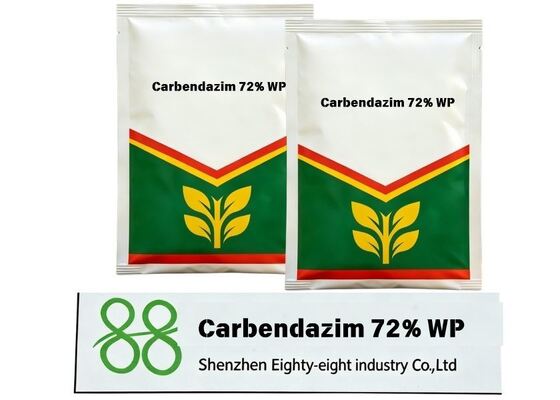 carbendazim 72% WP, carbendazim poudre mouillable, fongicide systémique, tueur de champignons des plantes à large spectre, pesticide de lutte contre les maladies des cultures, vente en gros d'usine agrochimique